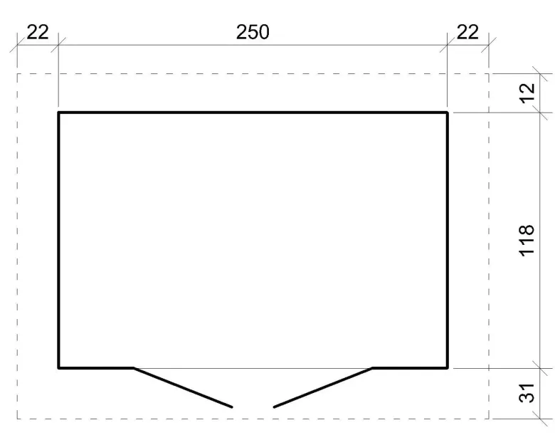 Abri de jardin qualité premium 3m² l161xl294xh239 cm - gris