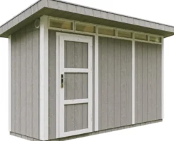 Abri de jardin qualité premium 4m² l161xl412xh239 cm - gris