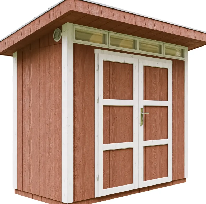 Abri de jardin qualité premium 3m² l161xl294xh239 cm - rouge