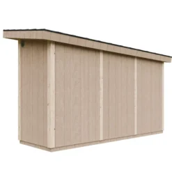 Abri de jardin qualité premium 4m² l161xl412xh239 cm - gris foncé