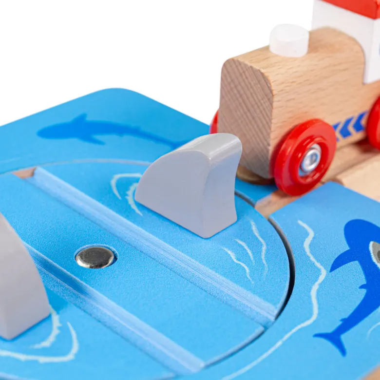 Accessoire de piste d'attaque de requin