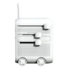 Adaptateur universel de voyage avec USB-C 25W 150 pays Blanc