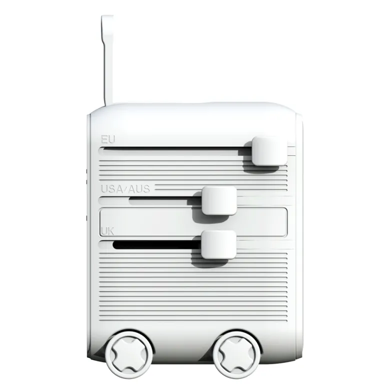 Adaptateur universel de voyage avec USB-C 25W 150 pays Blanc