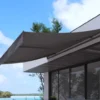 Adro store banne manuel 4 x 25 m gris