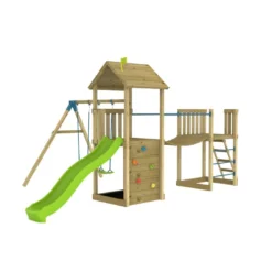 Aire de jeux double plateforme