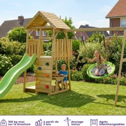 Aire de jeux portique woodi