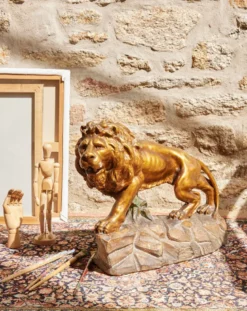 Alix, le lion en plâtre fiorucci n°983