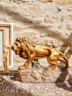 Alix, le lion en plâtre fiorucci n°983