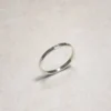 Alliance en argent 925 martelé taille 52