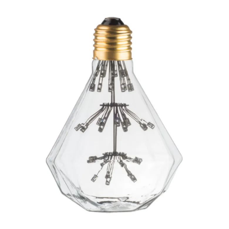 Ampoule lampe déco diamant bleu e27