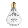 Ampoule lampe décorative rouge diamant e