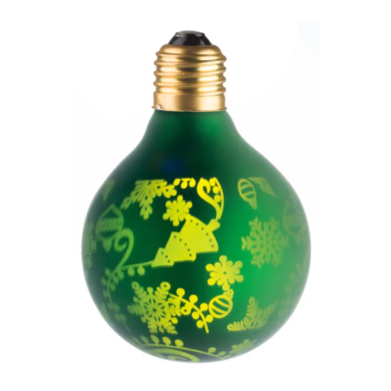 Ampoule lampe déco sapin vert g80 e27