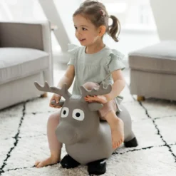 Animal sauteur gonflable élan