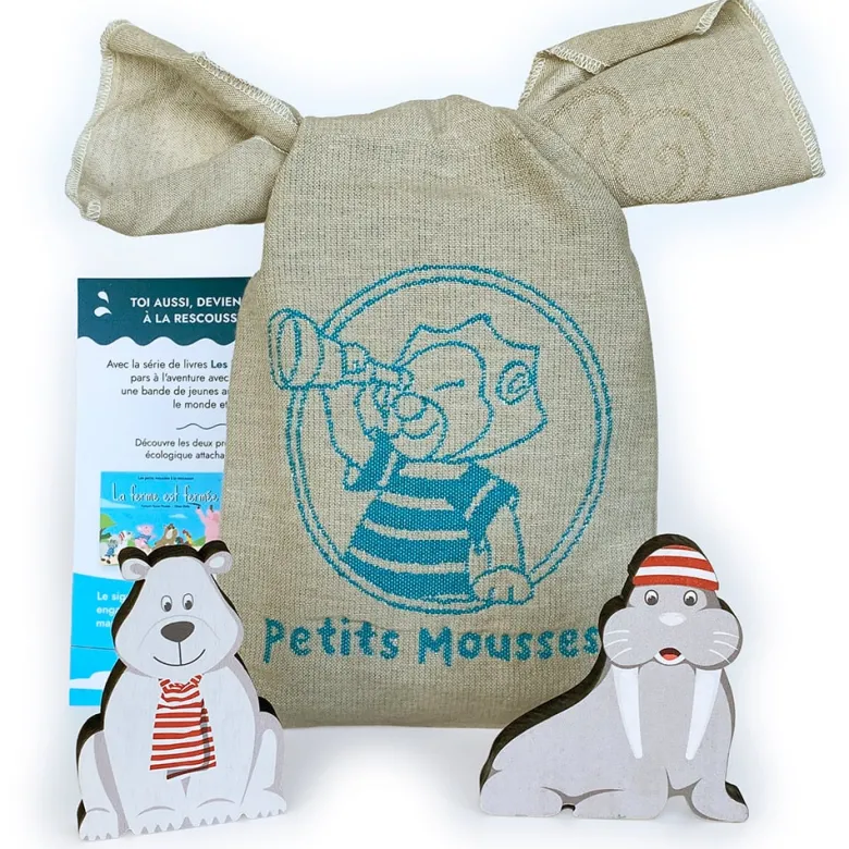 Animaux en bois (jura) oursonne & morse