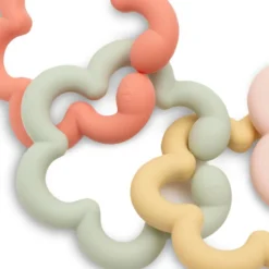 Anneaux de dentition en silicone flowers