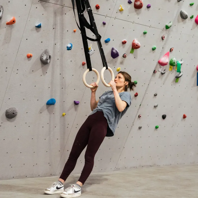 Anneaux de renforcement gym rings – entraînement escalade