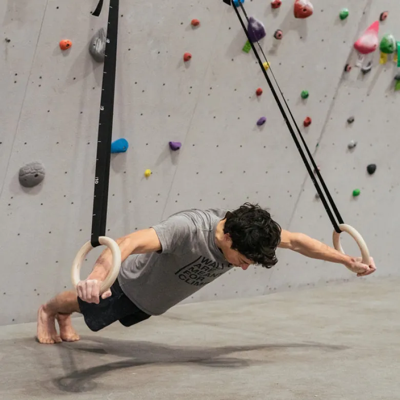 Anneaux de renforcement gym rings – entraînement escalade