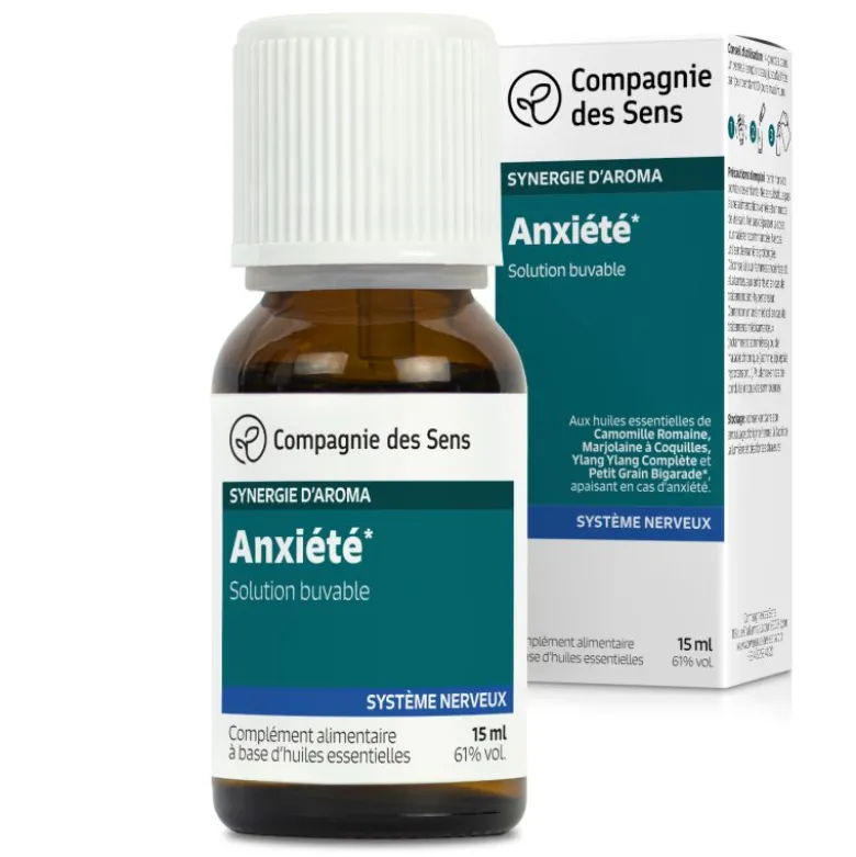 Anxiété - huiles essentielles en solution buvable