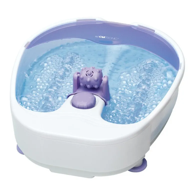 Appareil de massage des pieds clatronic fm 3389 blanc lilas