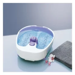 Appareil de massage des pieds clatronic fm 3389 blanc lilas