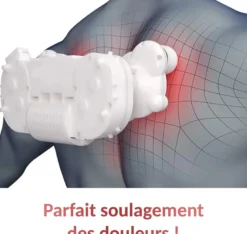 Appareil de massage shiatsu chauffant 8 têtes pour cou et dos