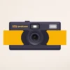 Appareil photo peeksme jaune + 1 paire de clips bleu + 1 lanière bleue