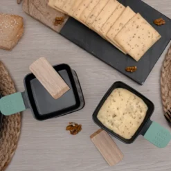 Appareils cuisson raclette à la bougie chauffe-plat duo sans électricité