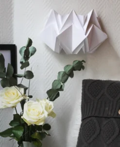 Applique murale origami en papier