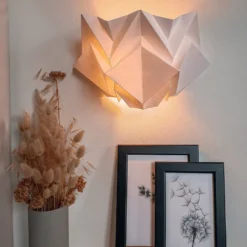 Applique murale origami en papier