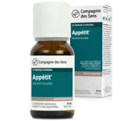 Appétit - huiles essentielles en solution buvable