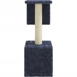 Arbre à chat meuble tour grimper jouet 55 x 22 x 60 cm gris