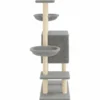 Arbre à chat meuble tour grimper jouet 83 x 48 x 117 cm gris