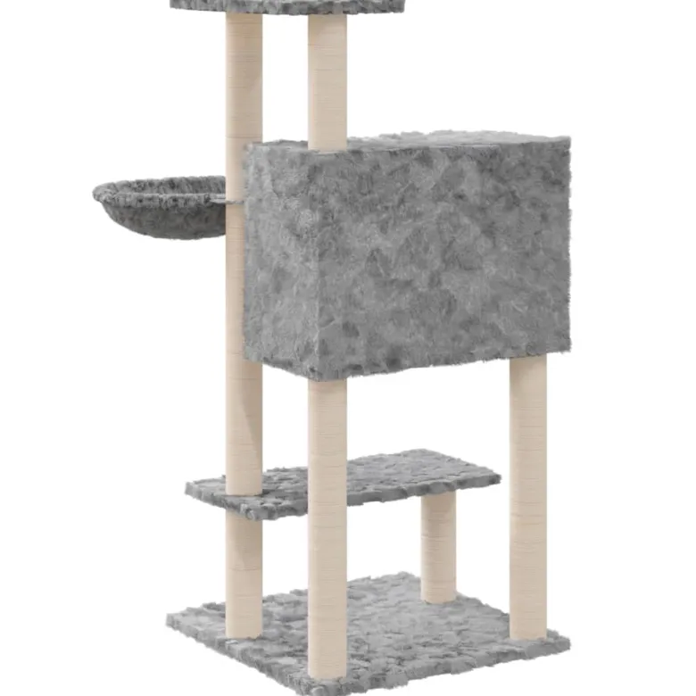 Arbre à chat meuble tour grimper jouet 61 x 61 x 108.5 cm gris