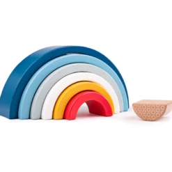 Arches arc-en-ciel en bois