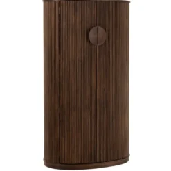 Armoire bois marron h.164cm