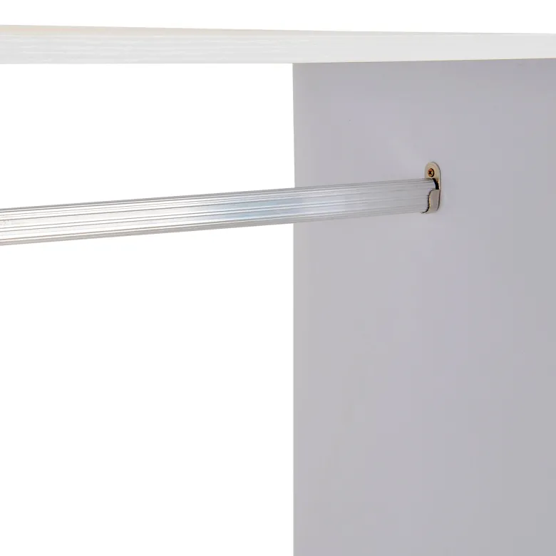 Armoire de rangement penderie à roulettes