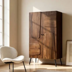 Armoire en bois manguier