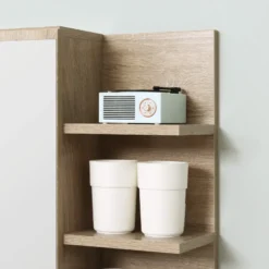 Armoire miroir de salle de bain avec étagère et 3 étagères latérales