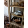 Armoire 2 portes rangement chambre salle de bain bois marron 196cm