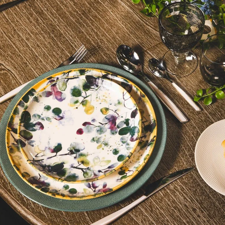 Assiette à dessert garden 22,5 cm x6