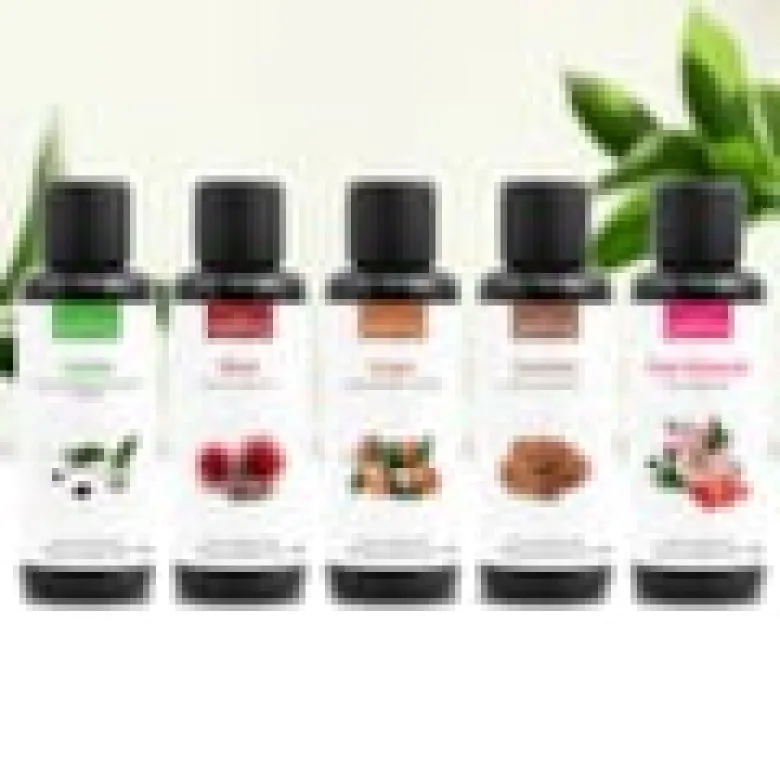 Assortiment cosmétique - huiles végétales bio -