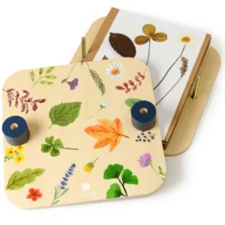 Atelier création d'un herbier avec presse à fleurs