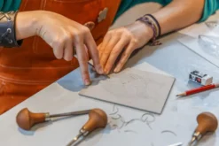 Atelier - linogravure - nantes