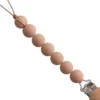 Attache sucette halo pale taupe