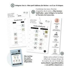 Autocollants – ma routine du soir