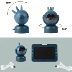 Babyphone caméra rotative yoo master +hd