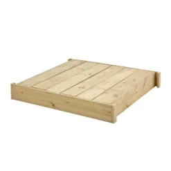 Bac à sable avec bancs intégrés
