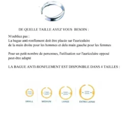 Bague anti-ronflement - taille s