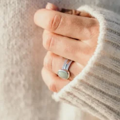Bague aventurine livia argent T58