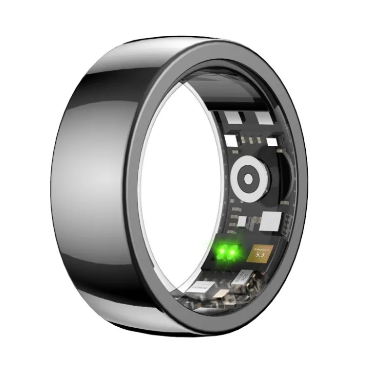Bague connectée trinity sr01 noir taille 7 diamètre 17mm - riversong